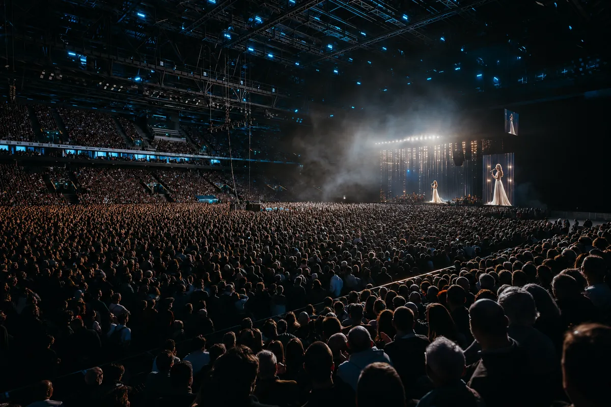 Concert à la Plenitude Arena